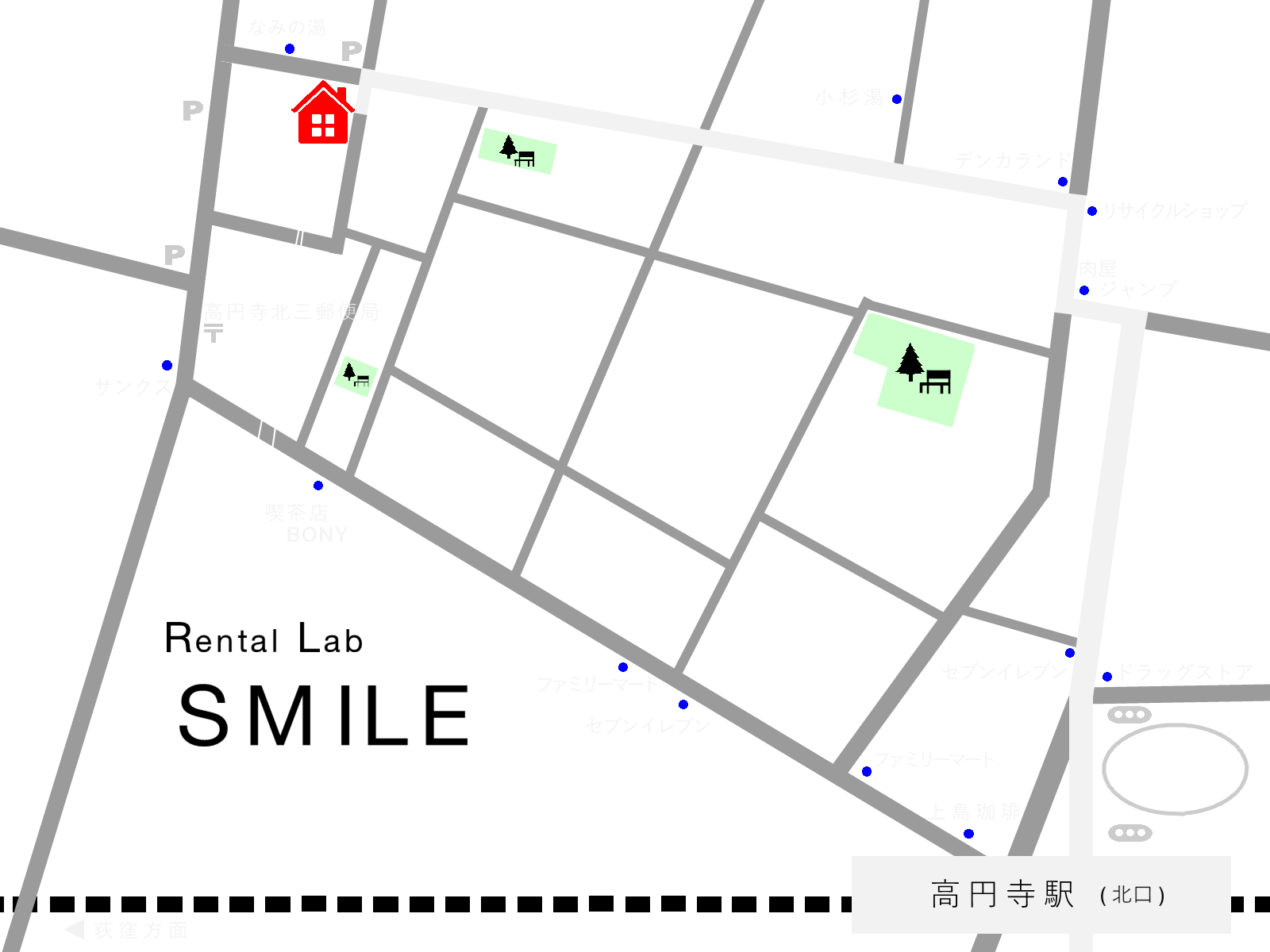 rental lab smile map